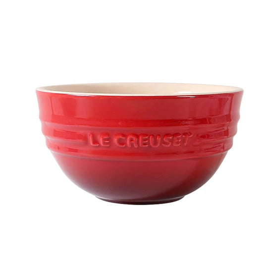 Tigela de Arroz de Porcelana Esmaltada de Alta Qualidade Le Creuset, Louça Colorida, Tigela Redonda de Cerâmica para Uso Domé...