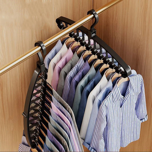 9 buraco dobrável cabide guarda-roupa economia de espaço cabide de armazenamento para roupas cabides de secagem organizadores de armazenamento rack casaco calças cabide